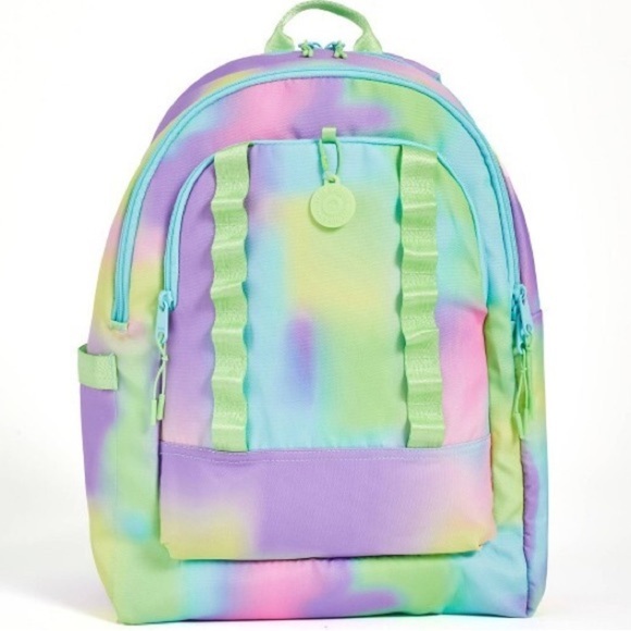ecotech Other - Ecotech Green and Purple Bag with Tie-Dye Design